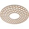 Ekena Millwork Fink Wood Fretwork Pierced Ceiling Medallion, Alder, 22"OD x 8"ID x 3/8"T CMWP22X22X0375FFAL - alternate 2